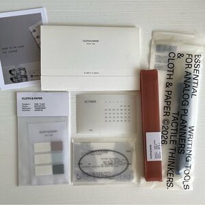 Cloth & Paper August Intention Box Items